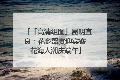 「高清组图」昆明宜良：花乡盛宴迎宾客 花海人潮庆端午