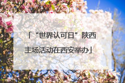“世界认可日”陕西主场活动在西安举办