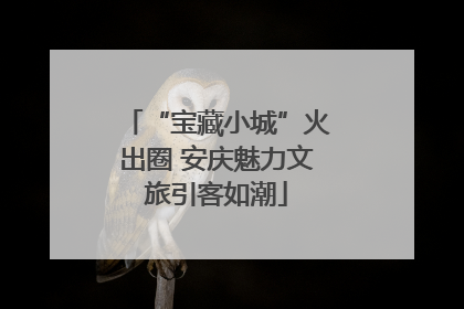 “宝藏小城”火出圈 安庆魅力文旅引客如潮