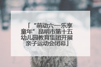 “萌动六一·乐享童年”昆明市第十五幼儿园教育集团开展亲子运动会闭幕