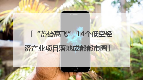 “蓄势高飞” 14个低空经济产业项目落地成都都市圈