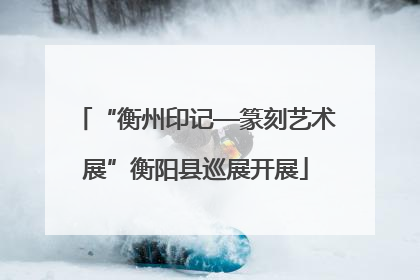 “衡州印记—篆刻艺术展”衡阳县巡展开展