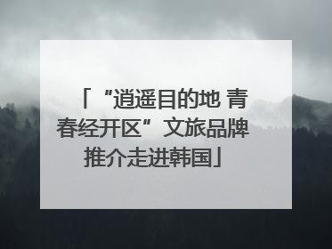 “逍遥目的地 青春经开区”文旅品牌推介走进韩国