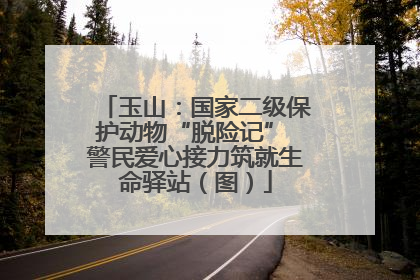 玉山：国家二级保护动物“脱险记” 警民爱心接力筑就生命驿站（图）