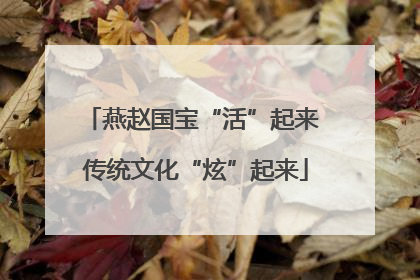 燕赵国宝“活”起来 传统文化“炫”起来
