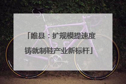 睢县：扩规模提速度 铸就制鞋产业新标杆