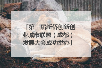 第三届新侨创新创业城市联盟（成都）发展大会成功举办