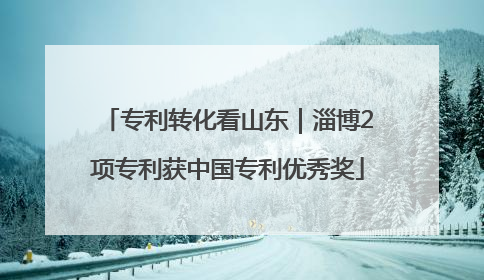 专利转化看山东｜淄博2项专利获中国专利优秀奖
