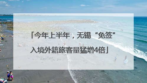 今年上半年，无锡“免签”入境外籍旅客量猛增4倍