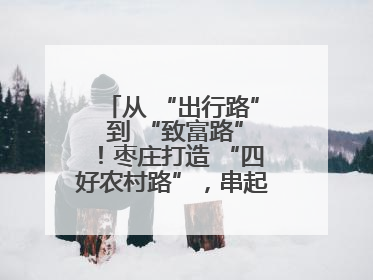 从 “出行路” 到 “致富路”！枣庄打造 “四好农村路”，串起乡村振兴新图景