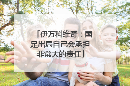 伊万科维奇：国足出局自己会承担非常大的责任