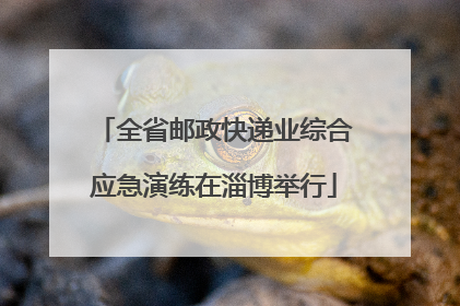 全省邮政快递业综合应急演练在淄博举行