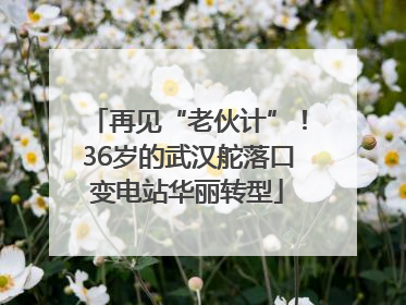 再见“老伙计”！36岁的武汉舵落口变电站华丽转型