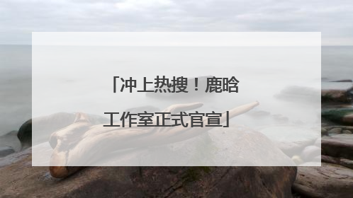 冲上热搜！鹿晗工作室正式官宣