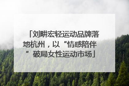 刘畊宏轻运动品牌落地杭州，以“情感陪伴”破局女性运动市场