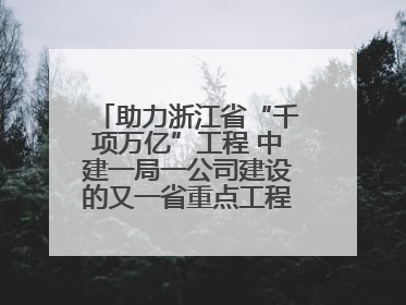 助力浙江省“千项万亿”工程 中建一局一公司建设的又一省重点工程竣工交付