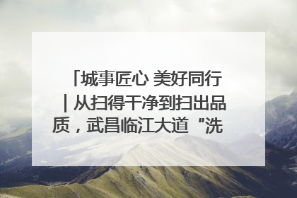 城事匠心 美好同行｜从扫得干净到扫出品质，武昌临江大道“洗”出洁净样板路