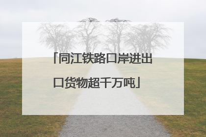 同江铁路口岸进出口货物超千万吨