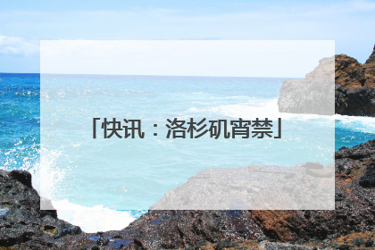 快讯：洛杉矶宵禁