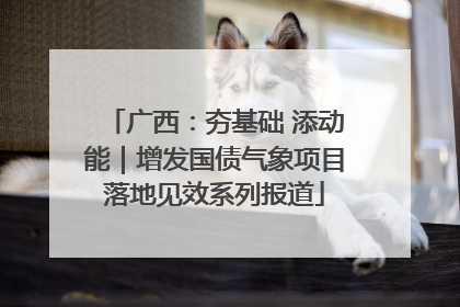 广西：夯基础 添动能｜增发国债气象项目落地见效系列报道
