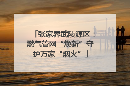 张家界武陵源区：燃气管网“焕新”守护万家“烟火”