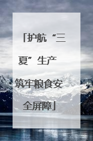 护航“三夏”生产 筑牢粮食安全屏障