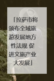 拉萨市将颁布全域旅游发展地方性法规 促进文旅产业大发展