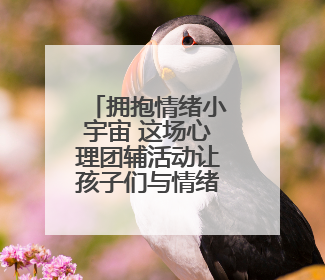 拥抱情绪小宇宙 这场心理团辅活动让孩子们与情绪成为好朋友