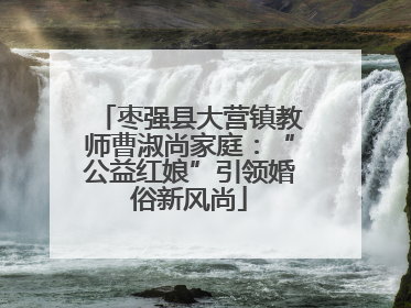 枣强县大营镇教师曹淑尚家庭：“公益红娘”引领婚俗新风尚