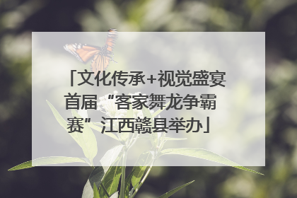 文化传承+视觉盛宴 首届“客家舞龙争霸赛”江西赣县举办