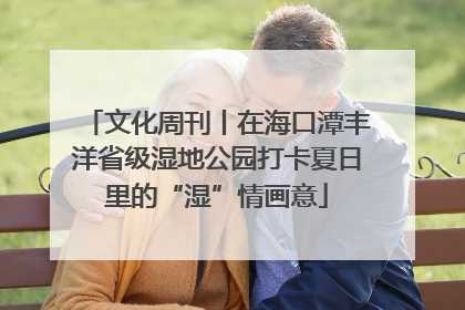 文化周刊丨在海口潭丰洋省级湿地公园打卡夏日里的“湿”情画意