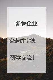 新疆企业家走进宁德研学交流