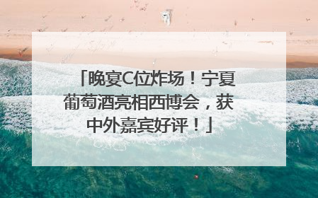 晚宴C位炸场！宁夏葡萄酒亮相西博会，获中外嘉宾好评！