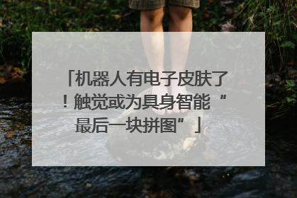 机器人有电子皮肤了！触觉或为具身智能“最后一块拼图”