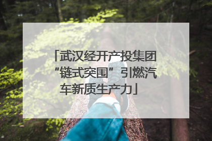 武汉经开产投集团“链式突围”引燃汽车新质生产力