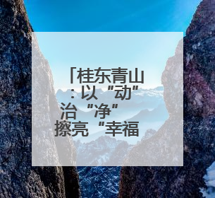 桂东青山：以“动”治“净” 擦亮“幸福底色”