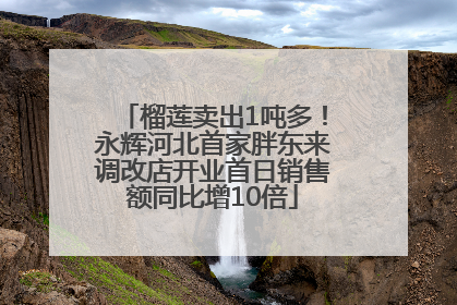 榴莲卖出1吨多！永辉河北首家胖东来调改店开业首日销售额同比增10倍