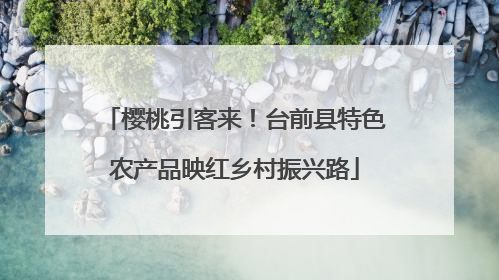 樱桃引客来！台前县特色农产品映红乡村振兴路