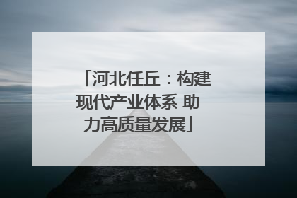 河北任丘：构建现代产业体系 助力高质量发展