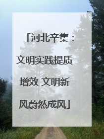 河北辛集：文明实践提质增效 文明新风蔚然成风