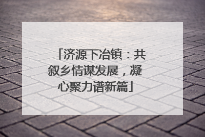 济源下冶镇：共叙乡情谋发展，凝心聚力谱新篇