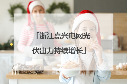 浙江嘉兴电网光伏出力持续增长