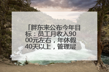 胖东来公布今年目标：员工月收入9000元左右，年休假40天以上，管理层人均分配70万元