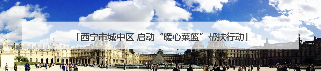 西宁市城中区 启动“暖心菜篮”帮扶行动