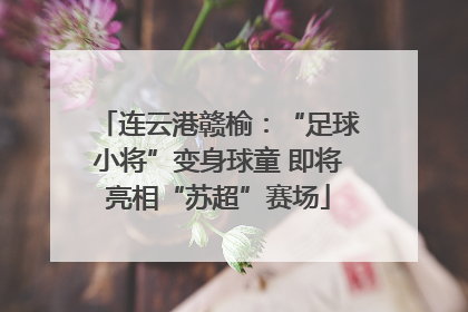 连云港赣榆：“足球小将”变身球童 即将亮相“苏超”赛场