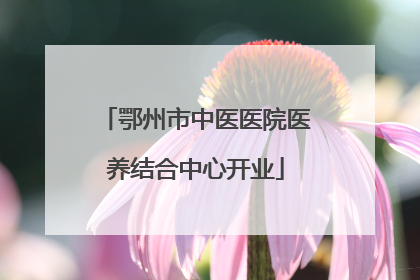 鄂州市中医医院医养结合中心开业