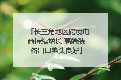 长三角地区跨境电商持续增长 高端装备出口势头良好
