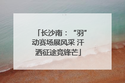 长沙南：“羽”动赛场展风采 汗洒征途竞锋芒