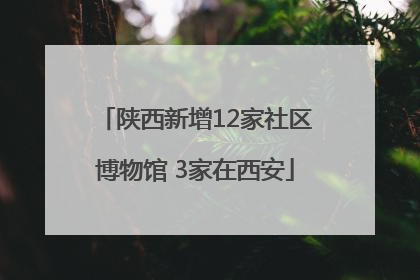 陕西新增12家社区博物馆 3家在西安