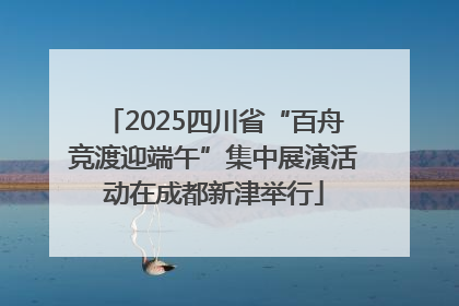 2025四川省“百舟竞渡迎端午”集中展演活动在成都新津举行